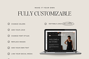 Salon Spa Wix Website Template, Dark, a Wix Template by Ton Rêve Design Studio (Thumbnail 6 of 7)