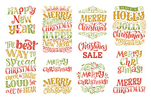 Christmas Lettering Collection 2