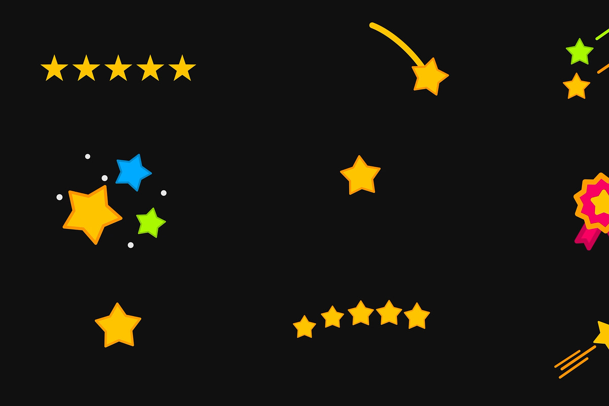 Stars Ratings Animations for DaVinci, a Templates & Theme by 2dfx (Photo 1 of 2)
