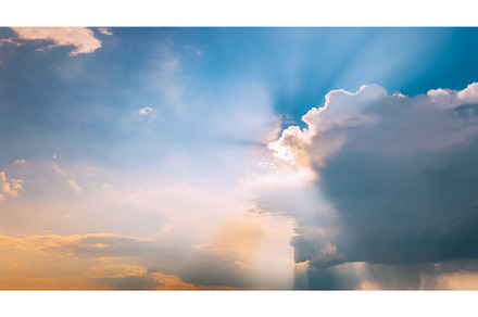 Sunshine In Sunrise Bright Dramatic, a Nature Photo by Our Amazing World