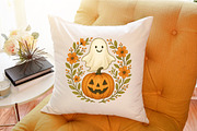 Ghost Pumpkin Fall Autumn Halloween, an Illustration by Sublimation Artist (Thumbnail 9 of 9)