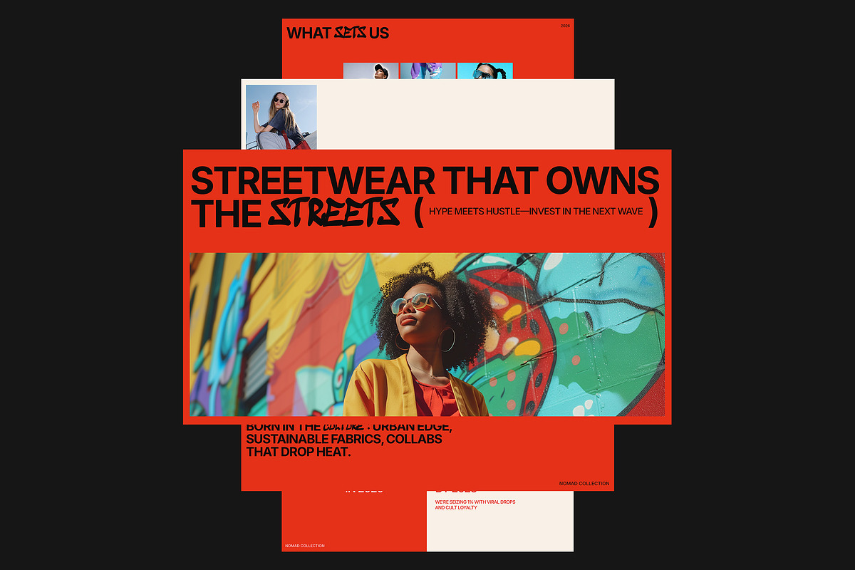 Streetwear Pitch Deck Template, a Presentation Template by Supanium Studio (Photo 3 of 4)