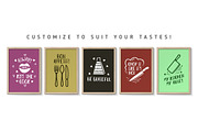 Kitchen Posters Collection, a Decorative Illustration by Chelovector (Thumbnail 5 of 6)