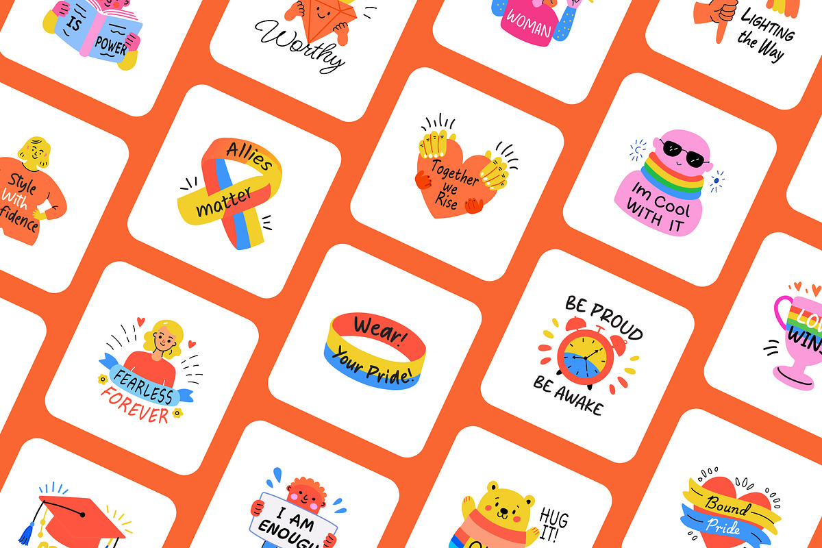 Animated Pride Stickers Collection, an Emoji Icon by Prosymbols (Photo 3 of 5)