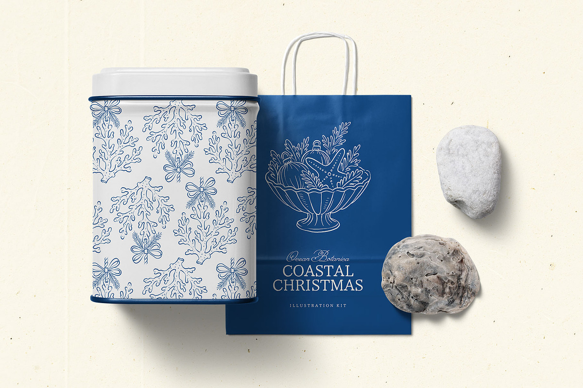 Coastal Christmas Illustration Kit, a Seasonal Illustration by KetteCreate (Photo 9 of 21)