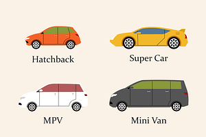 Cars Body Type Illustration