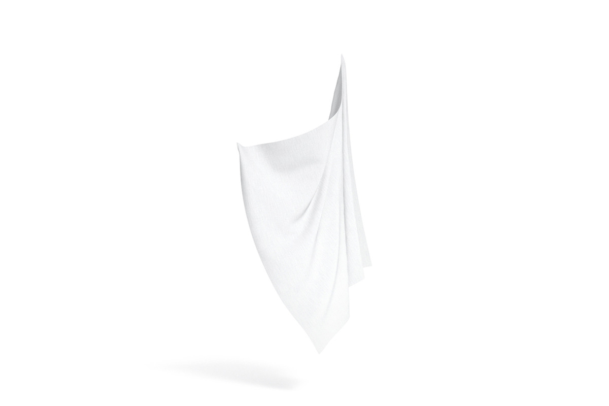 White Wrinkled Fabric Sheet 3D Model, an Object 3D Model by rebrandy (Photo 1 of 9)
