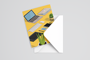 Workspace VECTOR isometric icons, a Finance Illustration by Natalka Dmitrova art (Thumbnail 15 of 16)
