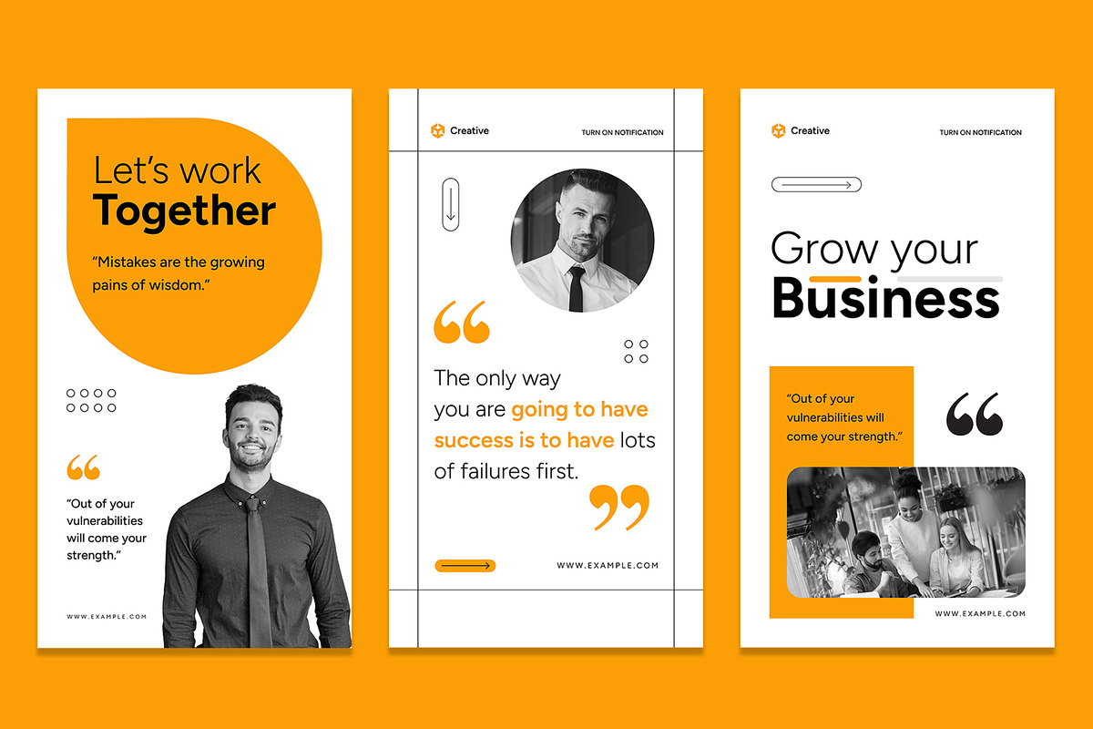 Business Social Media Story Layout, a Websites & App Template by CreativeShaper (Photo 3 of 4)