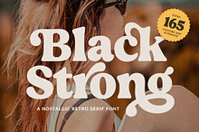 Black Strong - Retro Font