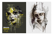 Watercolor Inspired Photo Effect, an Action Add-On by Photoshop Action (Thumbnail 1 of 12)