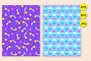 Seamless pattern Strange weather, a Pattern Graphic by Nataliia Toporovska (Thumbnail 3 of 6)