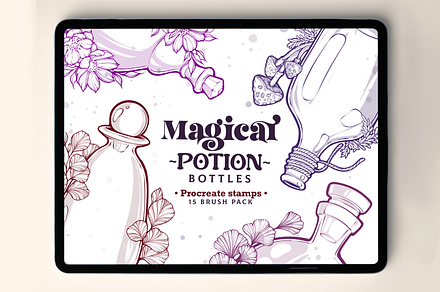 Magical Potion Stamp Brushes