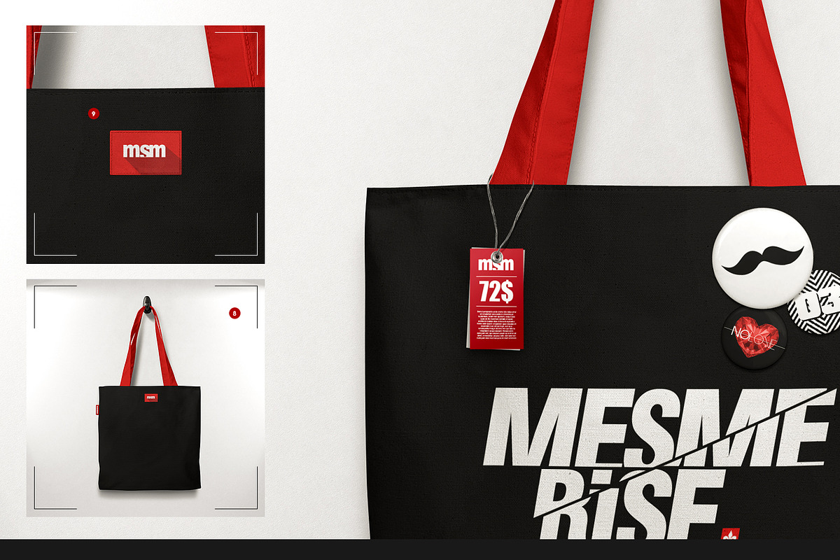 6 Stages Tote Bag Straps In Mock-up, a Product Mockup by Mocca Mockups Store (Photo 9 of 55)