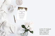Floral Wedding Invitation, an Invitation Template by Cyrah's Collection (Thumbnail 2 of 3)