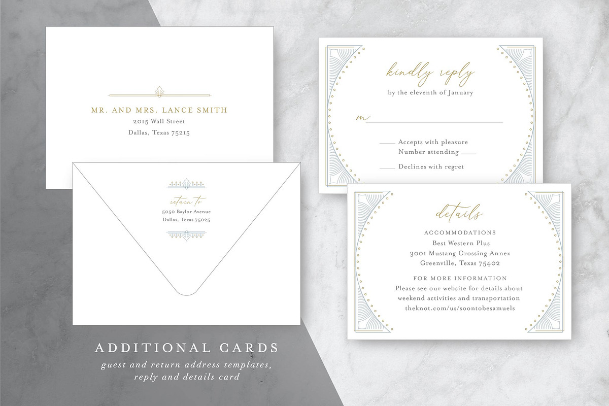 Modern Romance Invitation Suite, an Invitation Template by StoryBird Design (Photo 4 of 6)