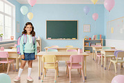 Back to School Digital Backdrops, a Background Graphic by 3Motional (Thumbnail 12 of 19)