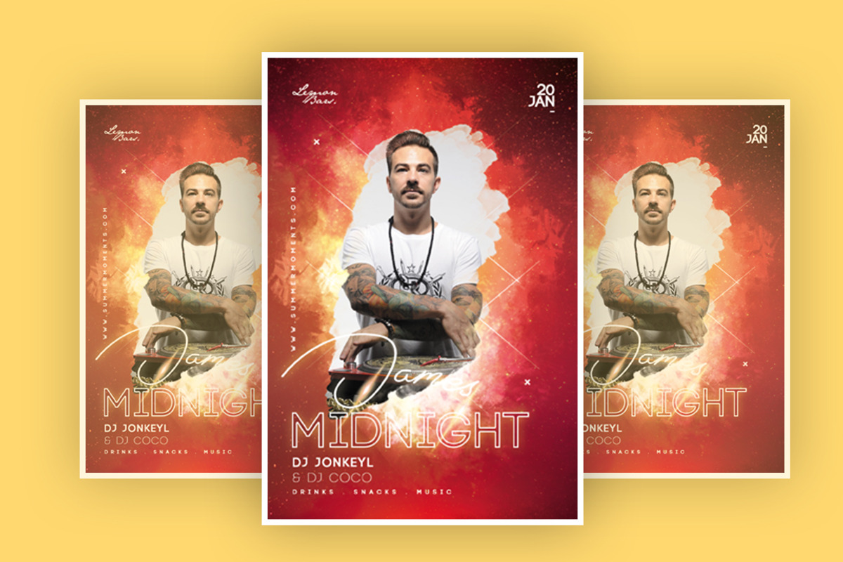 James-Midnight Flyer Template, a Flyer Template by What a Story (Photo 2 of 2)