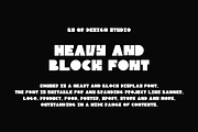 Enuser - Heavy & Block Font, a Sans Serif Font by QR Design Studio (Thumbnail 4 of 7)