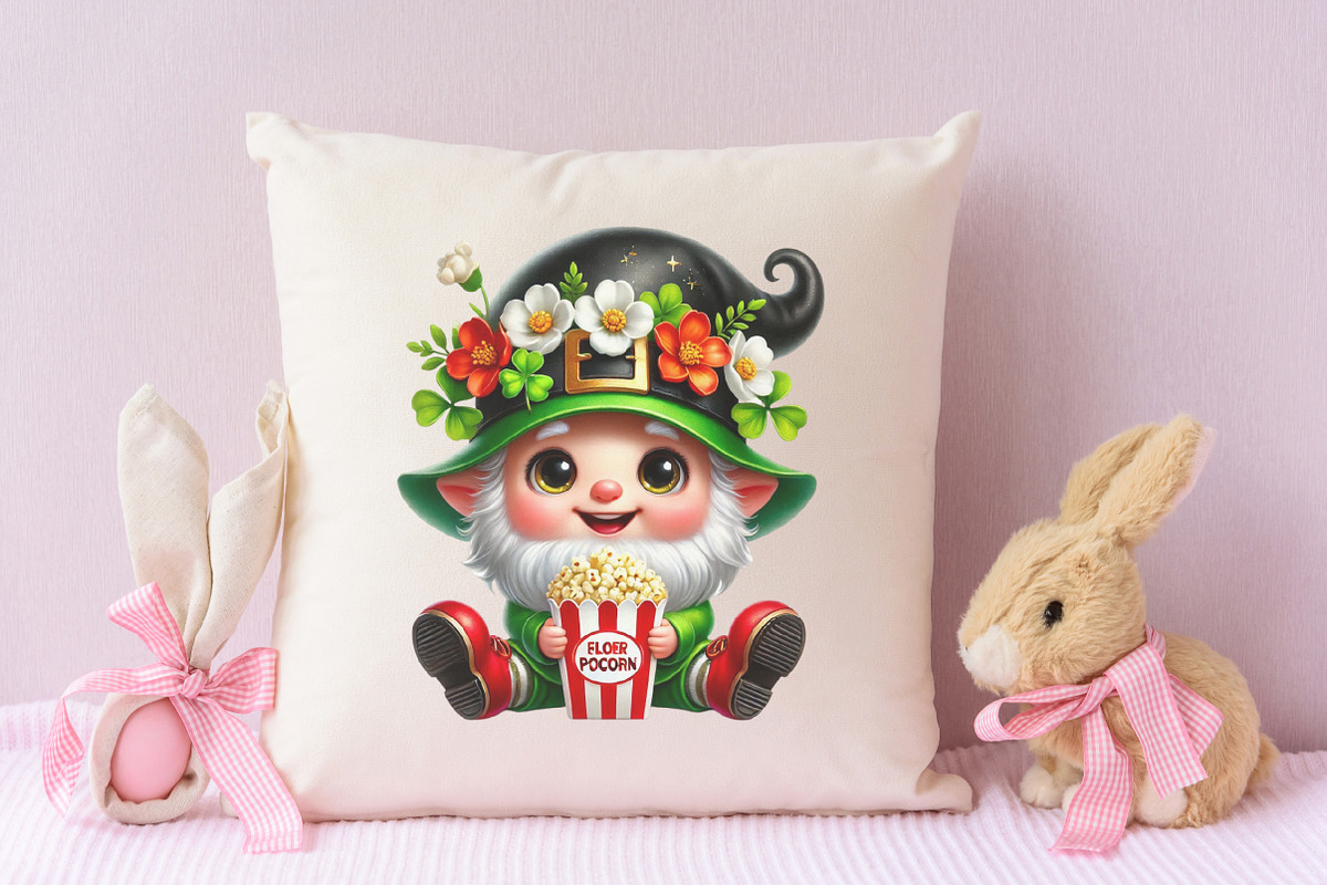 St. Patrick's Day Cute Gnome Sublima, an Illustration by RobertsArt (Photo 7 of 7)