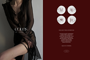 Canva burgundy and white trendy logo, a Branding & Logo Template by Uyava Space (Thumbnail 3 of 7)