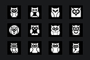 35 Owl Icon Pack, an Animal Illustration by Vectorium Studio (Thumbnail 4 of 6)