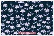 Basset Puppy Floral Patterns, an Illustration by Johanna V. Creative (Thumbnail 8 of 9)
