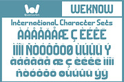 Retro Modernism font, a Sans Serif Font by weknow (Thumbnail 8 of 8)