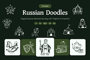 Russian Doodle Icon, an Outline Icon by Vectors Market (Thumbnail 1 of 8)