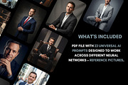 22 Business Man Headshot Prompts, a Business Photo by Selenique Studio (Thumbnail 2 of 10)