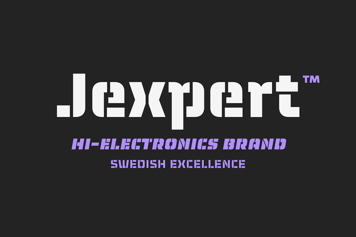 Lokoxi Stencil - Full Family, a Sans Serif Font by Anfound Type (Photo 11 of 14)