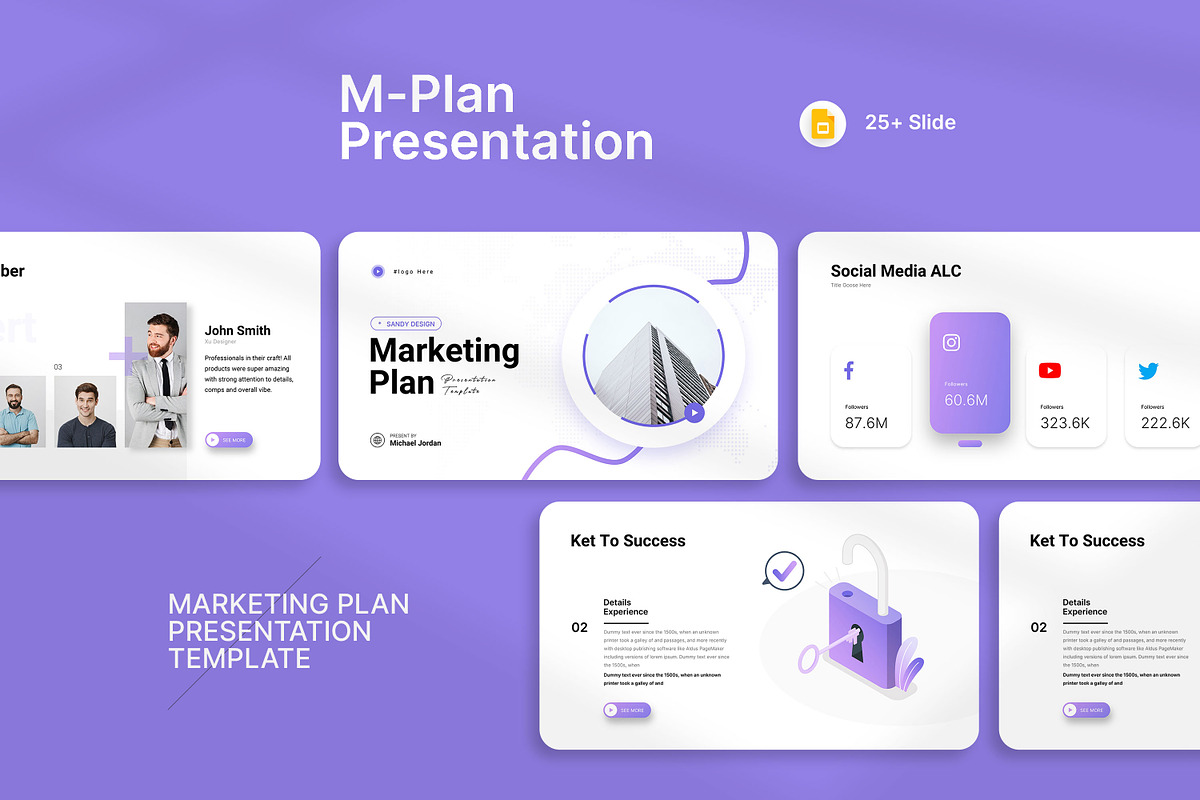 Marketing Plan Presentation, a Presentation Template by KreateTribe (Photo 3 of 5)