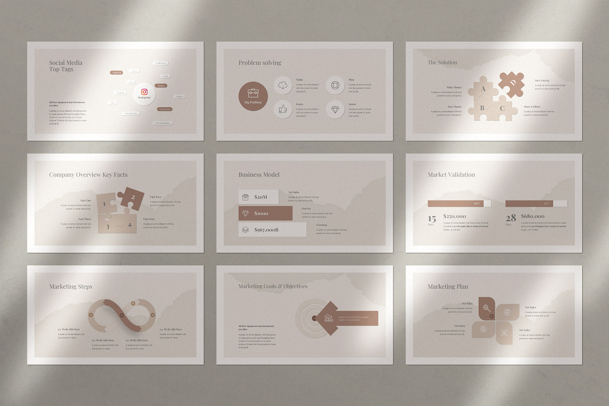 Elizabeth Powerpoint Template, a Presentation Template by TemplateZuu (Photo 14 of 16)