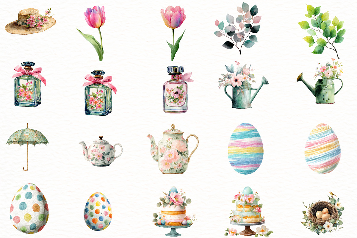 Garden Girl Cottage Clipart, an Illustration by Designworld (Photo 4 of 7)