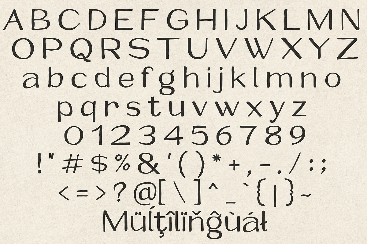 Hentyro – Sans Serif Font, a Sans Serif Font by NDNL Studio (Photo 8 of 9)