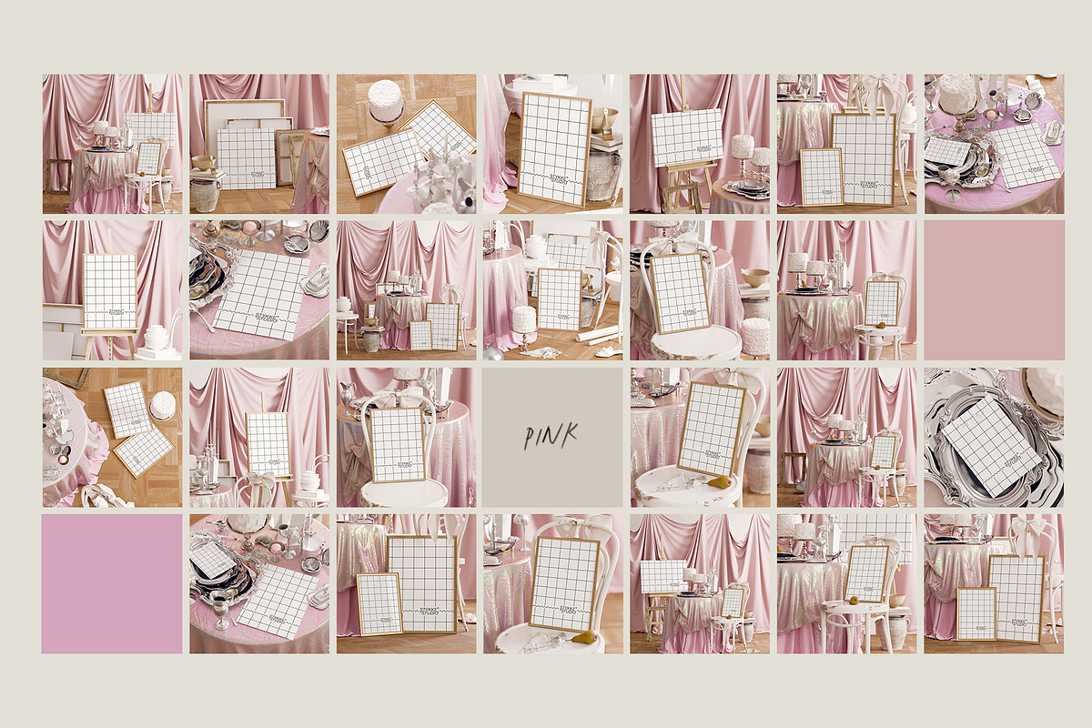 THE NEW COTTON PINK | art mockup, a Household Mockup by Stykke Studio (Photo 6 of 10)