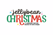 Jellybean Christmas - Font Duo, a Handwritten Font by SaktiAvellin (Thumbnail 1 of 8)