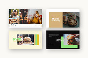 Kvio : Burger Brand Google Slides, a Presentation Template by Punkl Camp (Thumbnail 9 of 15)