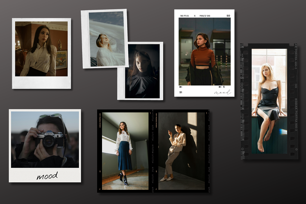 Polaroid frames | Film frame overlay, a Social Media Template by Presets store (Photo 2 of 3)