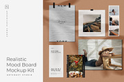 Realistic Moodboard Mockup Kit, a Marketing Template by Artcoast Std. (Thumbnail 1 of 9)