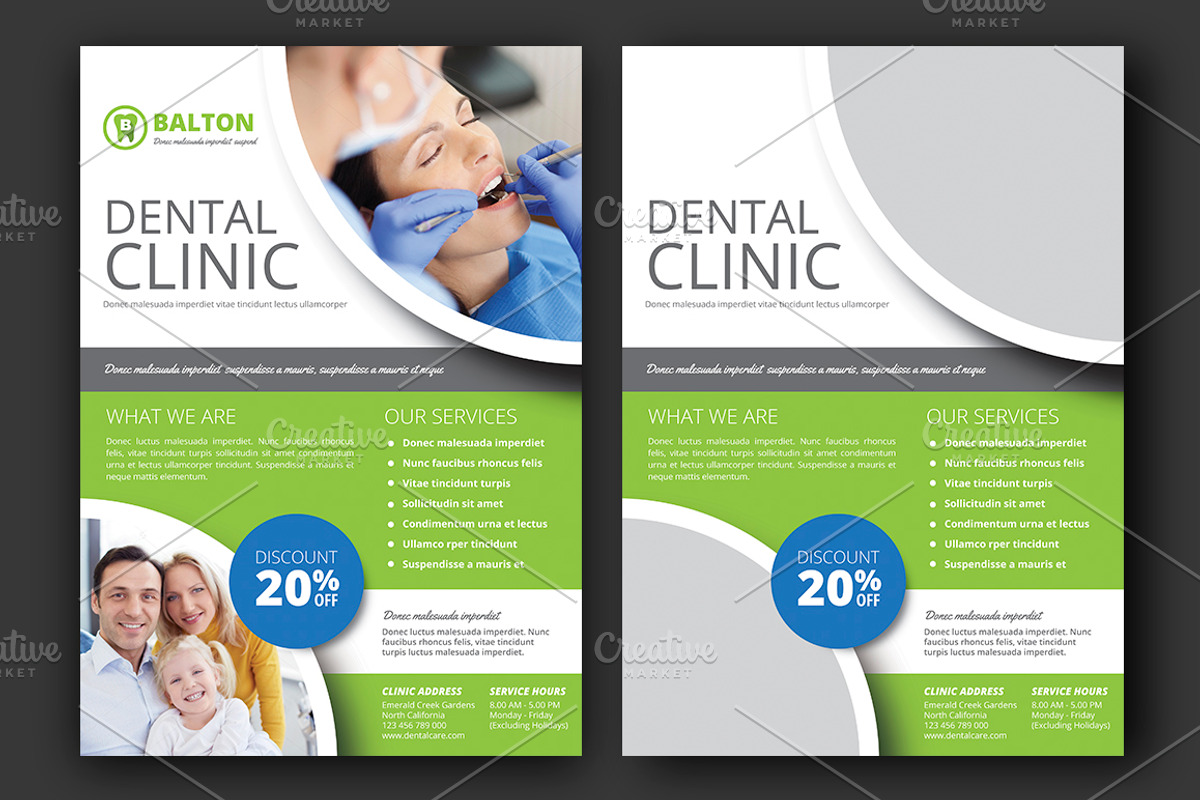Dental Clinic Flyer, a Flyer Template by Saphari (Photo 4 of 4)