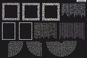 SNOWFLAKES Clipart + Backgrounds, an Object Graphic by MixPixBox (Thumbnail 8 of 10)