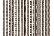Chocolate Brown Lace Vectors, an Illustration by Amanda Ilkov (Thumbnail 5 of 5)