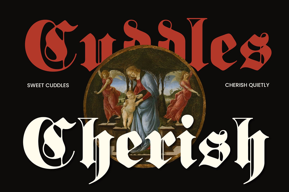 CS Chalise Drawn, a Blackletter Font by Craft Supply Co. (Photo 5 of 8)