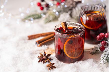 glass of Mulled wine, a Holiday Photo by piter.goskov