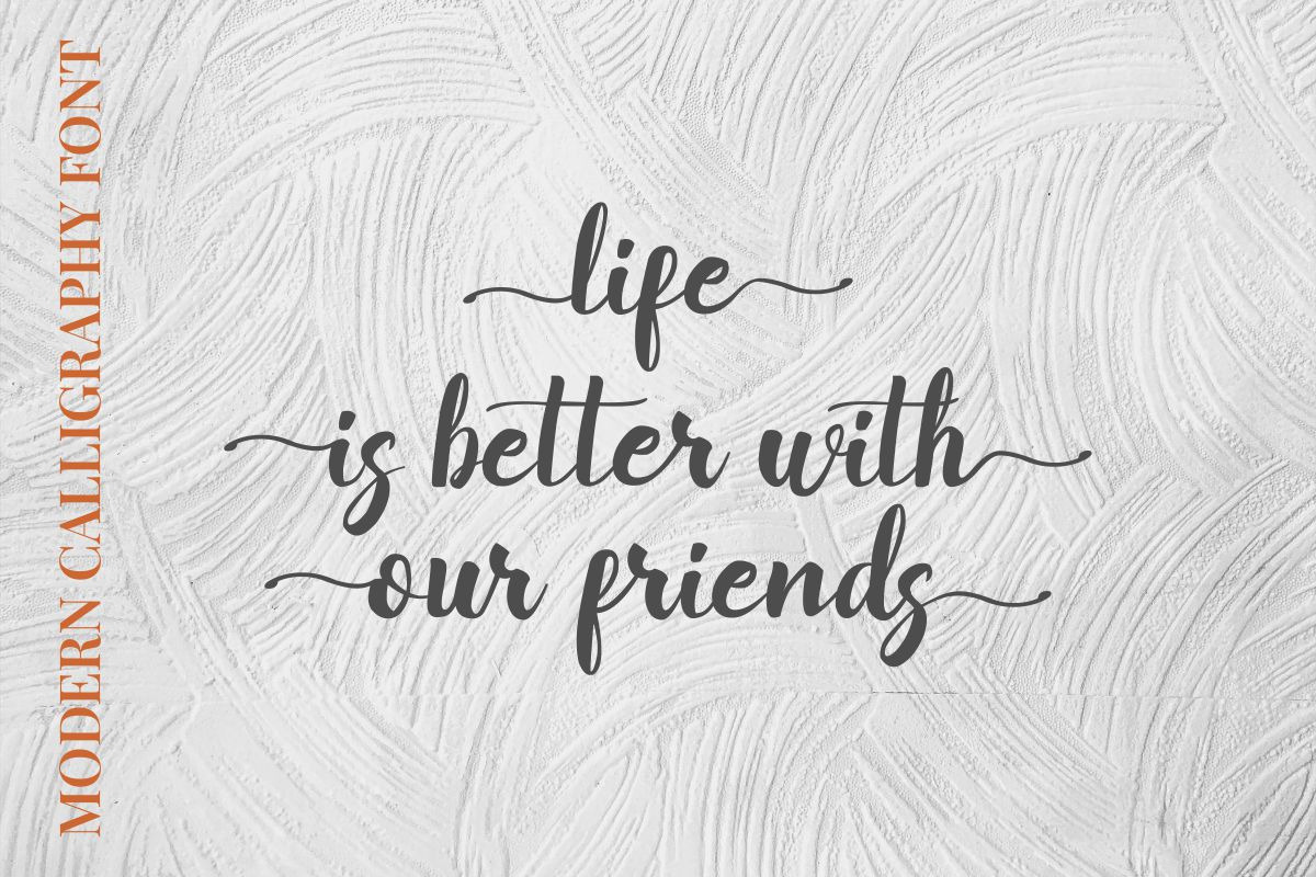 callissta // Modern Calligraphy., a Script Font by syabab studio (Photo 9 of 10)