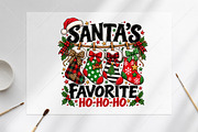 Santa's Favorite Ho Ho Ho Christmas, a Seasonal Illustration by Canvas Craft (Thumbnail 6 of 6)