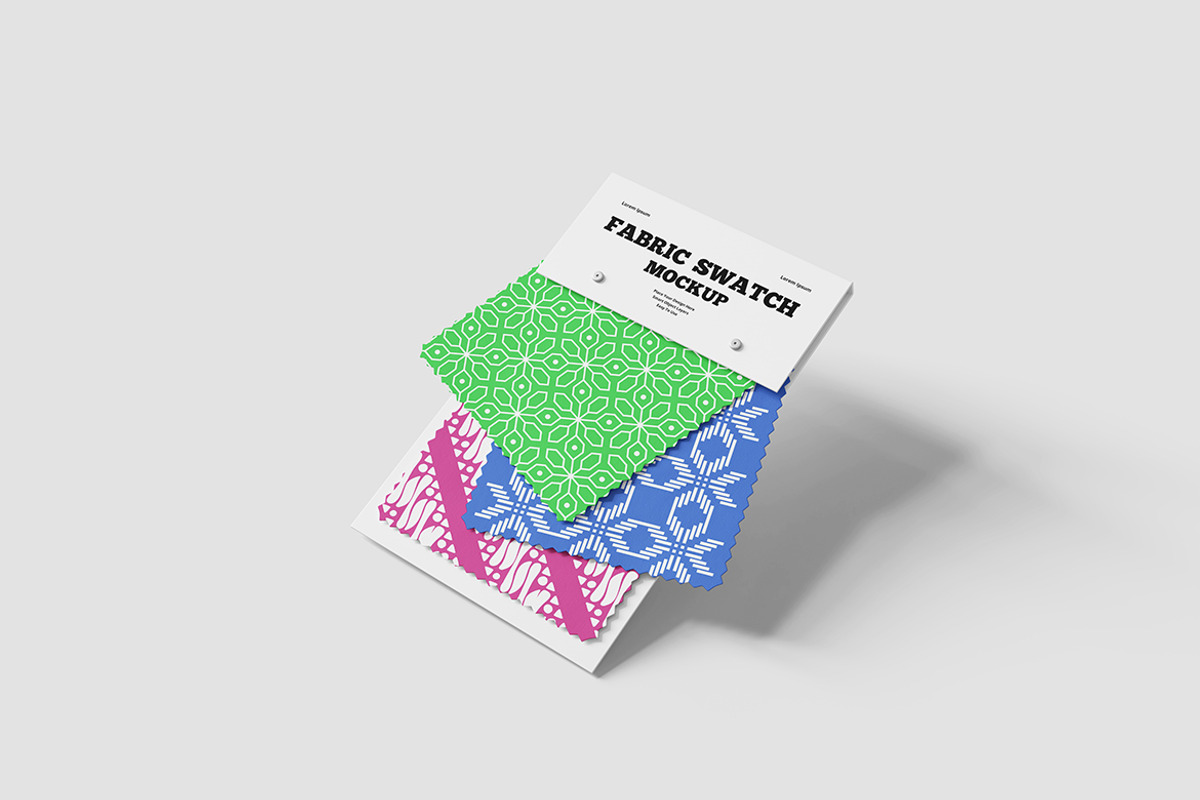 Fabric Swatch Mockup, a Product Mockup by Indah (Photo 4 of 6)