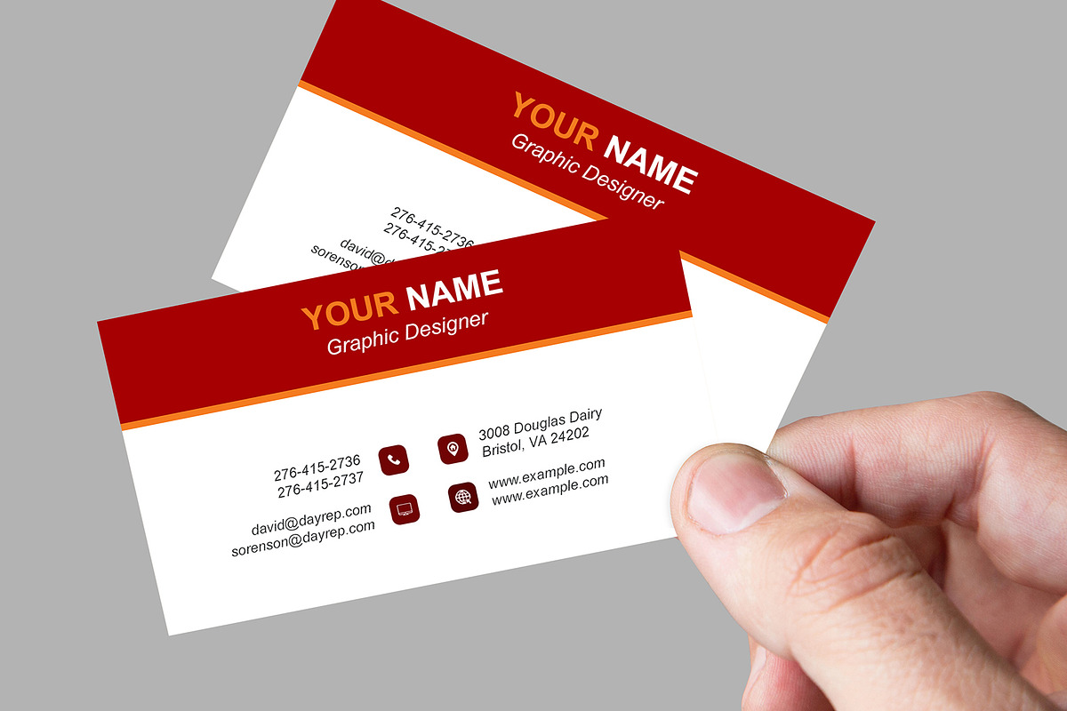 Editable PSD Cards for Pros preview 3
