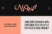 California | A Future Classic Font, a Sans Serif Font by Jason Burkholder (Thumbnail 5 of 5)